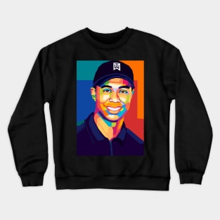 Tiger Woods Wpap Pop Art Crewneck Sweatshirt